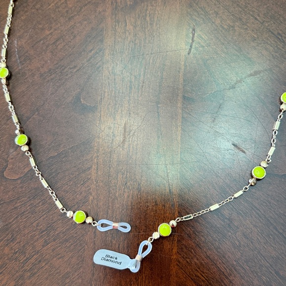 Anthropologie Black Diamond Gemstone and Gold Plated Chain Eyewear!!🔥🔥🔥 - Picture 11 of 16